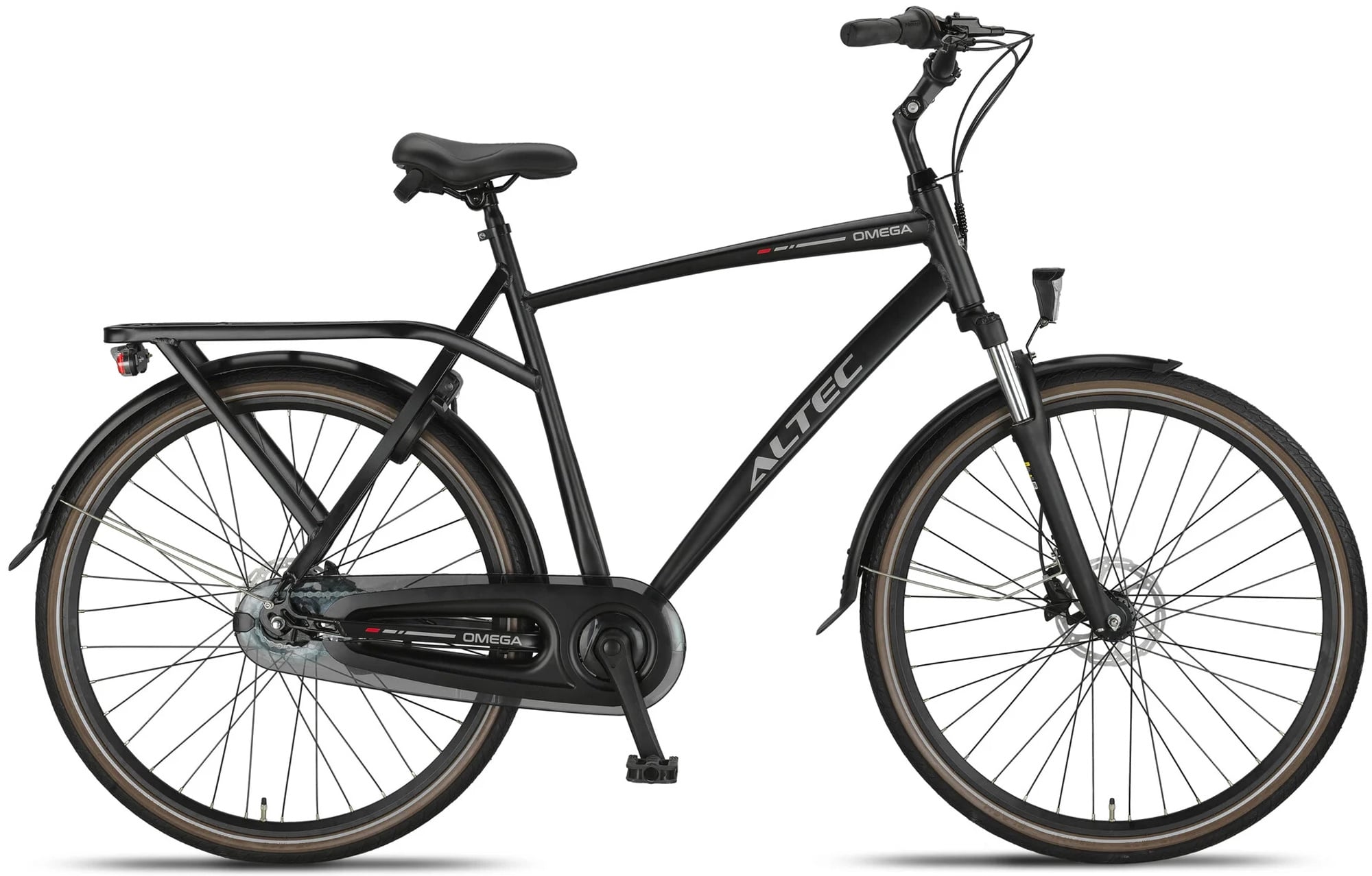 Altec Omega HYD Herenfiets 28 inch Mat Zwart 61cm 7v