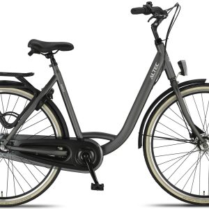 Altec Walesa Damesfiets 28inch 55cm Mat Zwart 3v