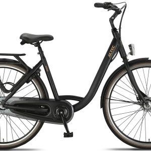 Altec Walesa Damesfiets 28inch 55cm Mat Zwart 3v