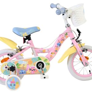 Disney Stitch Kinderfiets Meisjes 12 inch V-brakes
