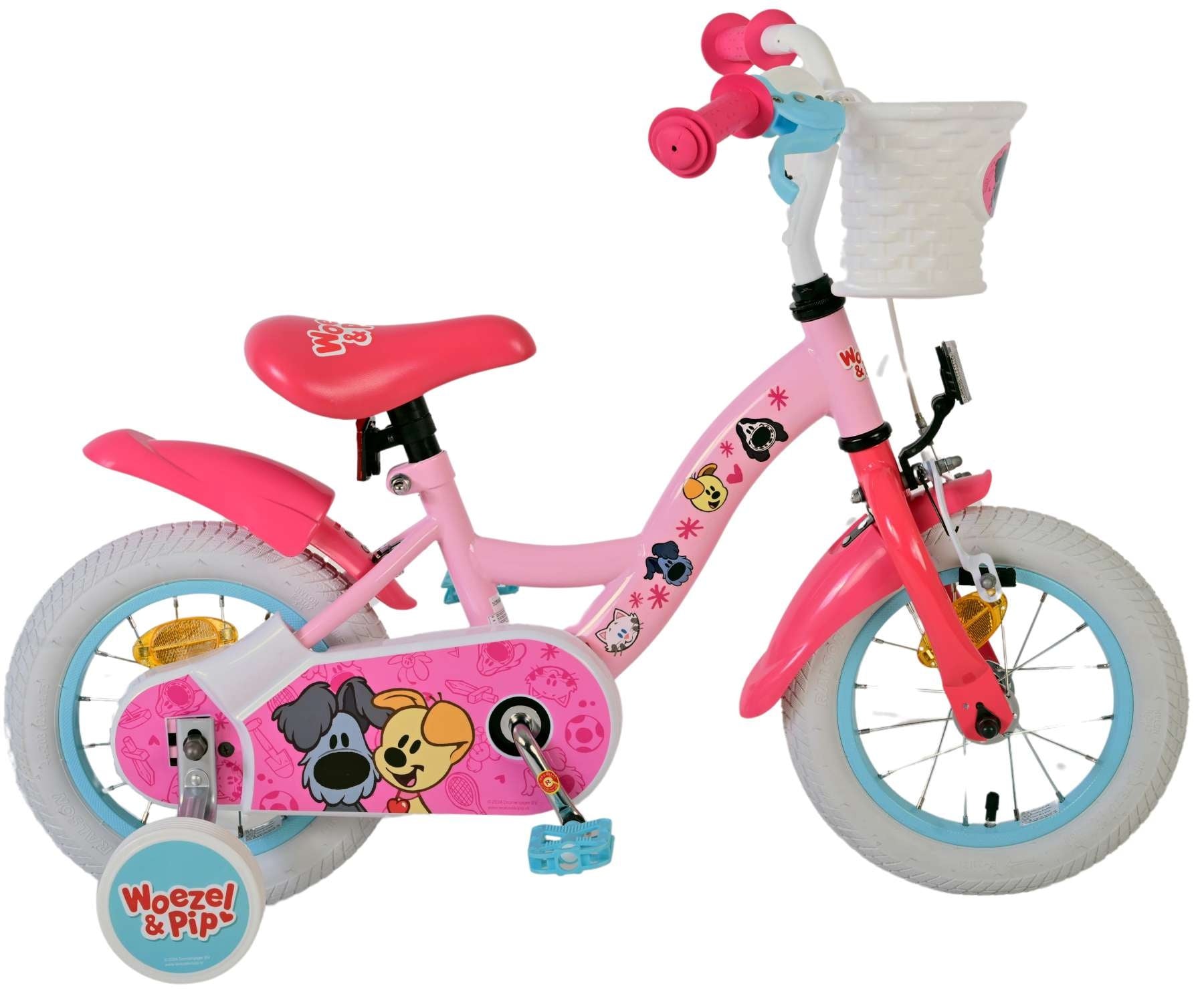 Woezel & Pip Kinderfiets Meisjes 12 inch