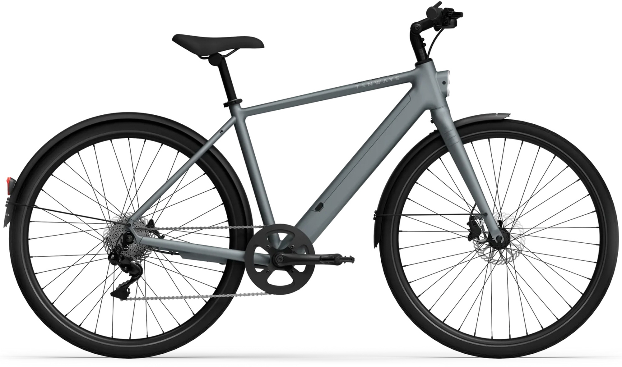 TENWAYS CGO600 Plus Elektrische Herenfiets L (1.80m - 1.95m) 10v