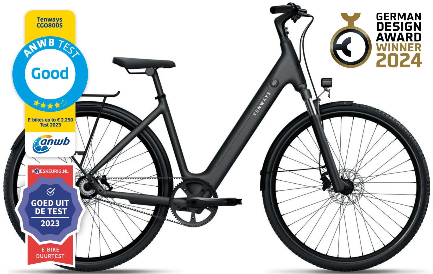 TENWAYS CGO800S Elektrische Damesfiets 48cm
