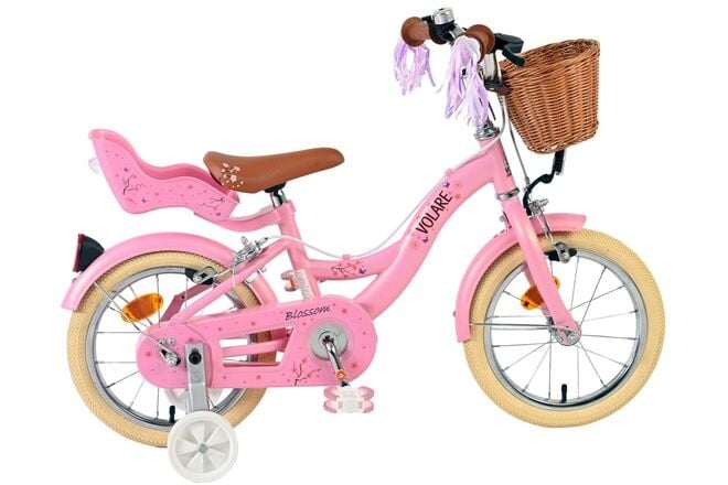 Volare Blossom Kinderfiets Meisjes 14 inch V-brakes