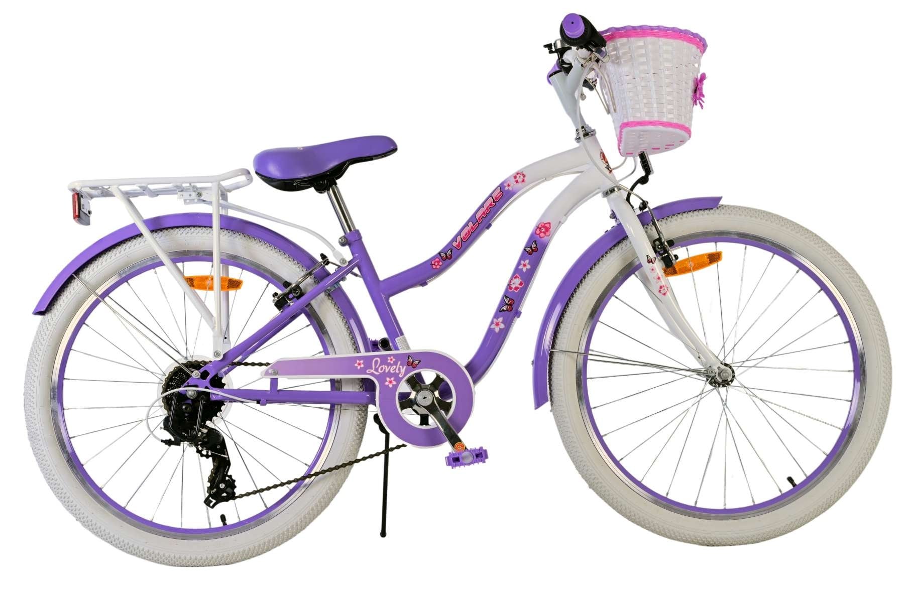 Volare Lovely Kinderfiets Meisjes 24 inch 7v