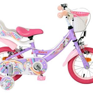 Volare Unicorn Kinderfiets Meisjes 12 inch V-brakes