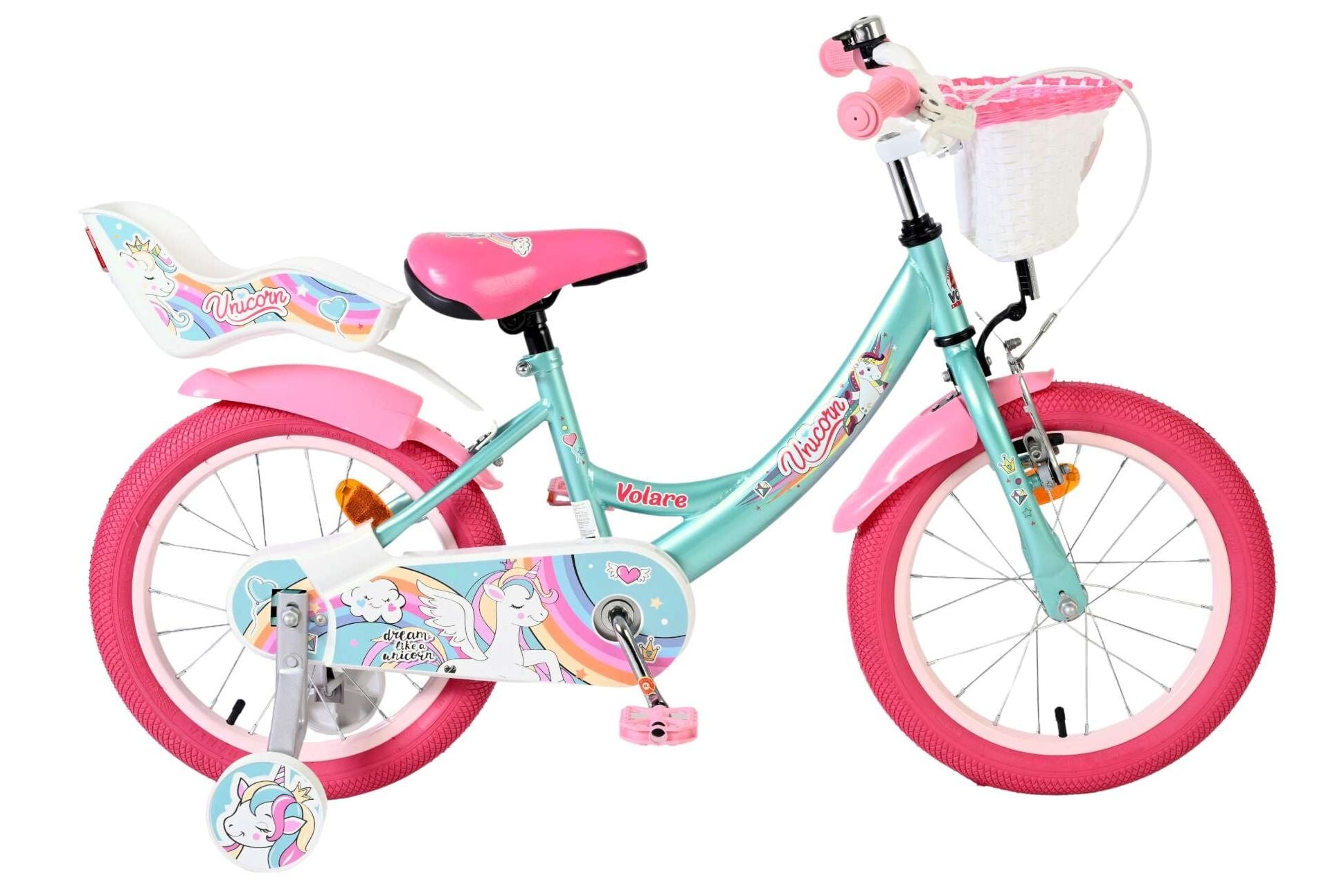 Volare Unicorn Kinderfiets Meisjes 16 inch