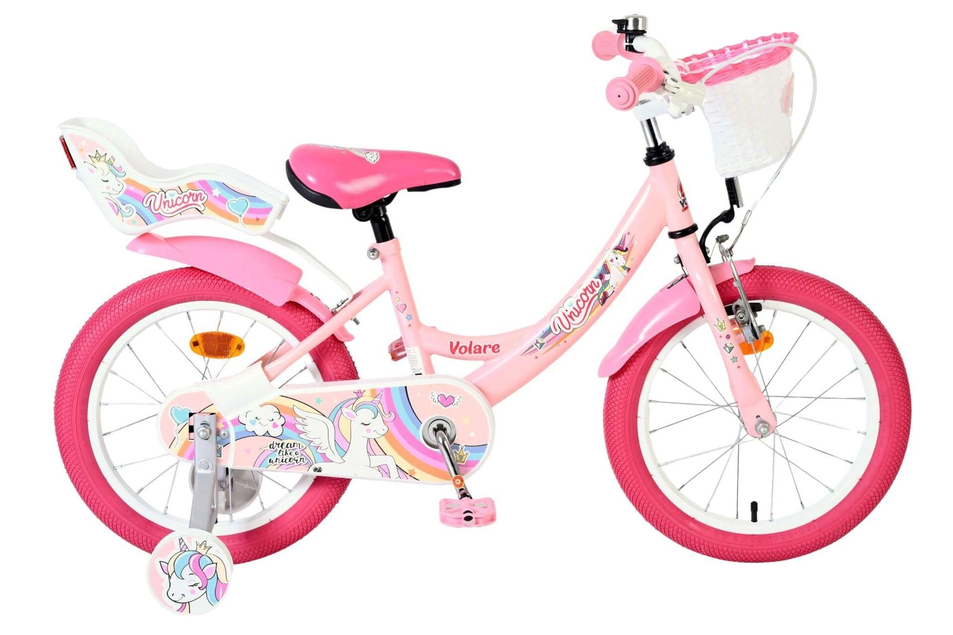 Volare Unicorn Kinderfiets Meisjes 16 inch