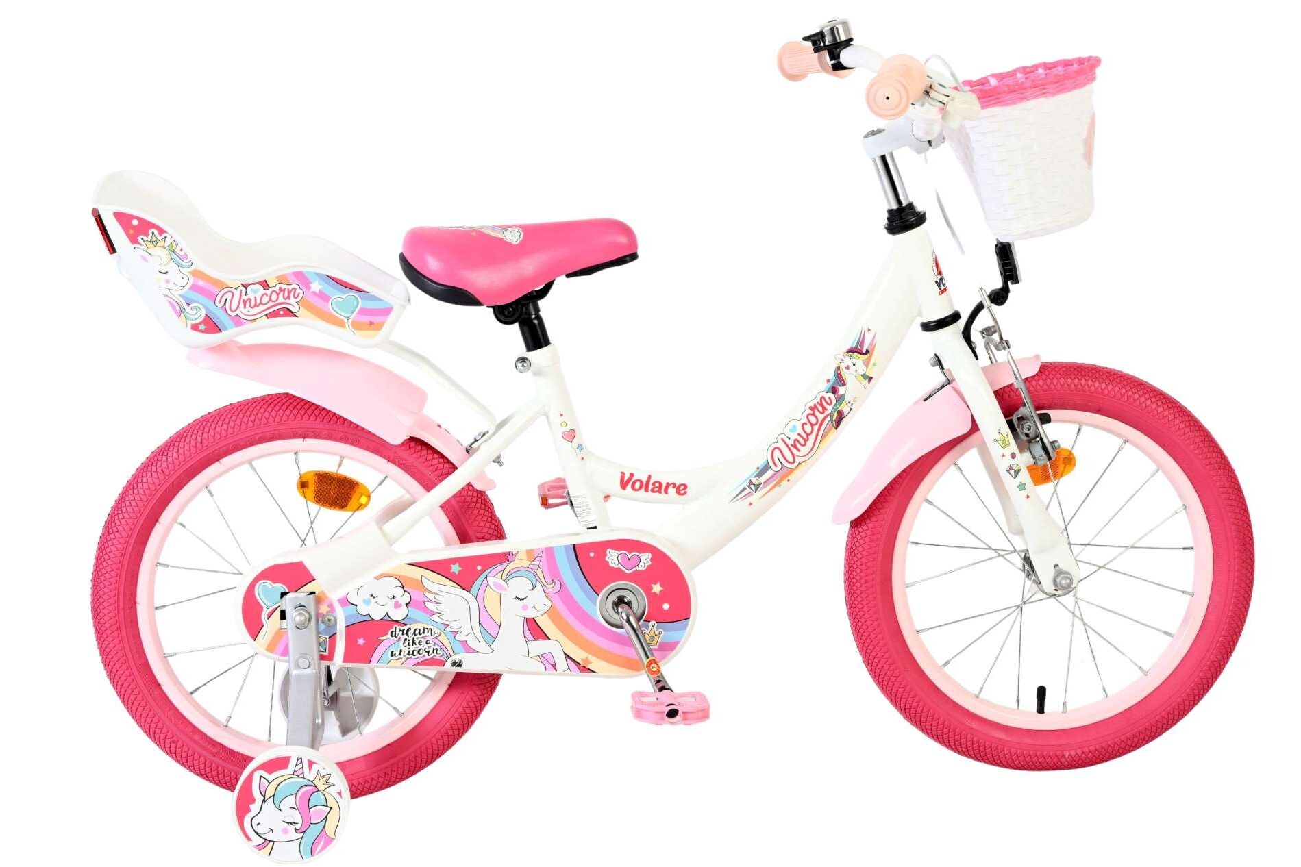 Volare Unicorn Kinderfiets Meisjes 16 inch